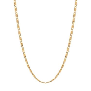 Imagem de Cordão rommanel folheado ouro 18k piastrine 60cm