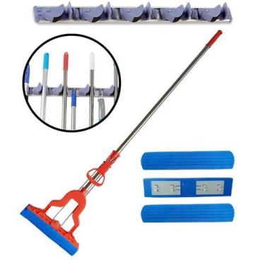 Imagem de Suporte Organizador, Rodo Mágico Dobrável Com 3 Refis - VendasShop Ute