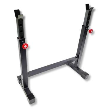 Imagem de Suporte Barra Rosca Regulável Bíceps Academia Musculação - Iron Force