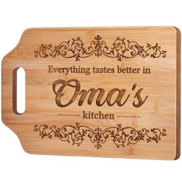 Imagem de Tábua de corte AceThrills Gravada Bamboo 31,2 L x 22,1 L cm