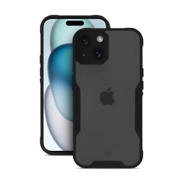 Imagem de Gshield Capa Case Capinha Dual Shock Sense Preta Acabamento Premium Proteção Contra Arranhões, Quedas e Impactos para (iPhone 15)