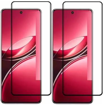 Imagem de kit 02 Películas De Vidro Curva Anti Risco Temperada 3D 9D Para Jovi V50 5G