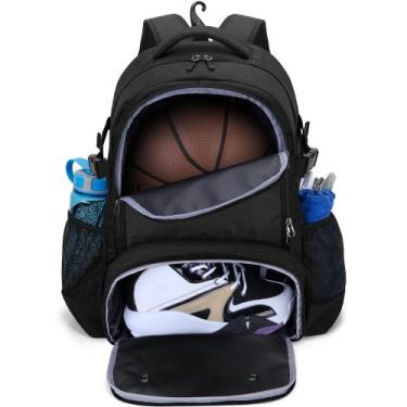 Imagem de Bolsa esportiva DSLEAF para basquete, futebol, voleibol com bola e sap