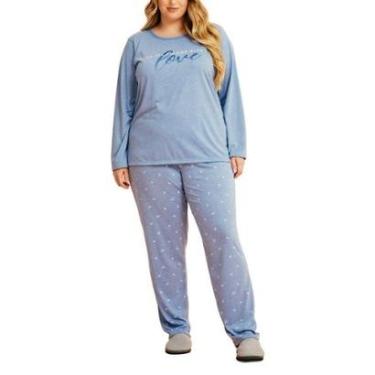 Imagem de Pijama Feminino Danka Floral Longo-Feminino