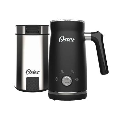 Imagem de Kit Moedor De Café Inox E Espumador De Leite Oster