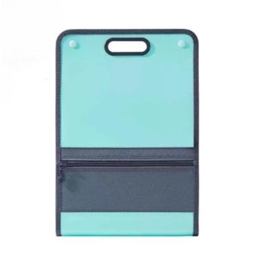 Imagem de Pasta Sanfonada Organizadora 12 Div Cristal A4 Escritório (2,12bolsa-azul)