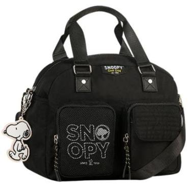 Imagem de Bolsa Snoopy Malinha Esportiva Casual Tactel Feminina SP2848-Feminino