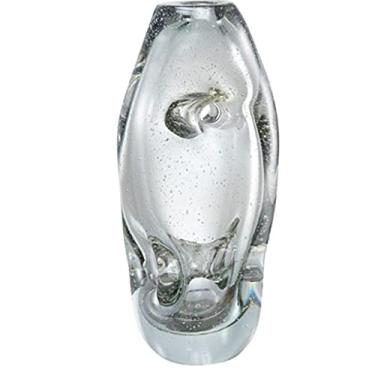 Imagem de YYBOES Vaso de vidro para decoração de vaso de flores, decoração de vaso de flores simples e moderno, decoração de vaso de estudo, decoração de vaso art déco, decoração de casa de casamento para casa