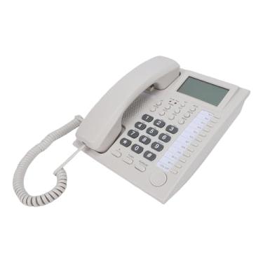 Imagem de Generic Telefone Com Chave Grande, Telefone Fixo Com Botão Grande e Tela de Alto Contraste de 2 Polegadas e Bloqueio de Chamadas, Modo Viva-voz para Home Office, Idosos Com Deficiência