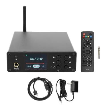 Imagem de Generic Reprodutor Decodificador de Receptor, Com Chip QCC3084 5.4 Com AptX HD 24 Bits 96 KHz, Módulo Amanero Combo DSD512 PCM384kHz Suporte de 32 Bits, Display TFT Grande, Portas (Plugue dos EUA)