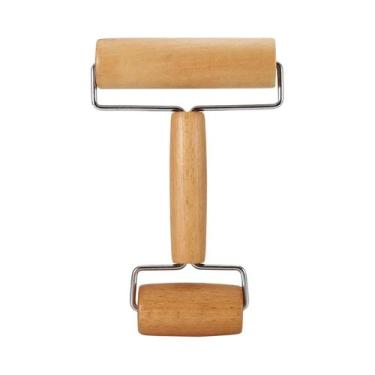 Imagem de Rolo De Massa De Madeira Fácil De Usar, Ferramenta De Cozinha Para Cro