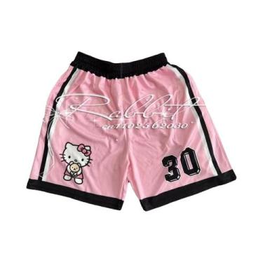 Imagem de Shorts Esportivos De Secagem Rápida Hello Kitty Para Meninos E Meninas
