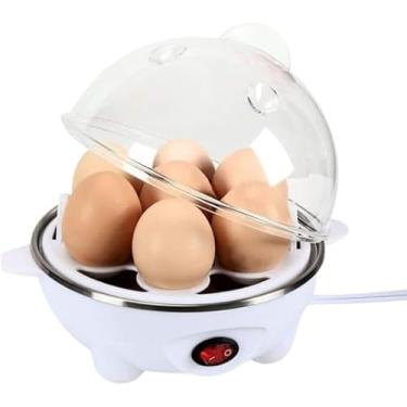 Imagem de Cozedor Elétrico de Ovos a Vapor, 110V, Sem Óleo, Panela Saudável, Cores Sortidas
