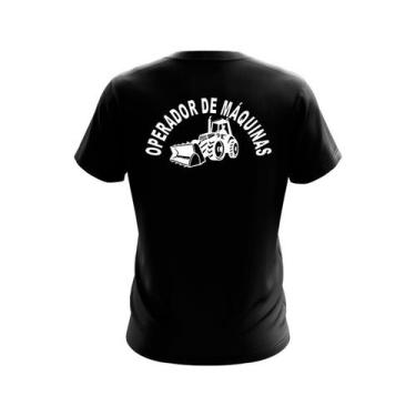 Imagem de Camiseta Operador de Máquinas - Estampa Norte, GG, Azul royal