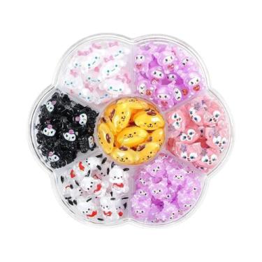 Imagem de Rhinestones Kawaii Sanrio Hello Kitty Kuromi Para Unhas, 70 Peças, 7-1