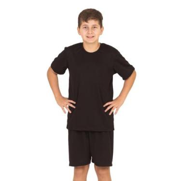 Imagem de Conjunto Infantil Futebol Dry Fit Camisa e Shorts Juvenil 20-A - Lavin