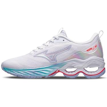 Imagem de Tênis de Corrida Feminino Mizuno Wave Frontier 15, Branco, 34