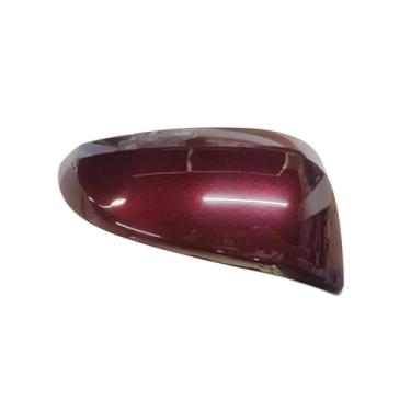 Imagem de Acessórios do carro espelho retrovisor capa Compatível com toyota rav4 2013~2019 espelho reverso escudo caso habitação(Emerald red Right)