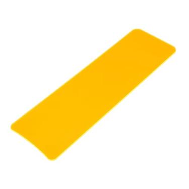 Imagem de Cuofyunl placa de destaque de cabelo acrílico aplicador de cor de cabelo profissional placa de coloração de cabeleireiro para folhas de branqueamento (Amarela)