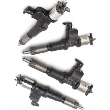 Imagem de 4 peças injetor de combustível 095000-5511 compatível com motor Isuzu 6WF1-TC caminhão bomba N-Series Trucks