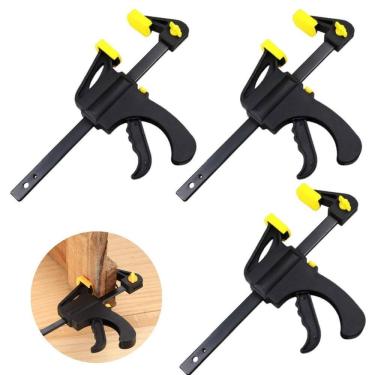 Imagem de Grampo Aperto Rápido Tipo Sargento 30Cm 12 Pol 03 Un