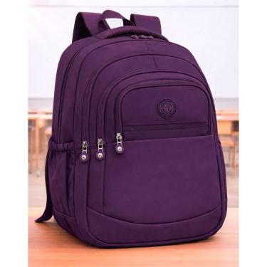 Imagem de Mochila Feminina Escolar Grande Estudante Adolescente Universitário Espaçosa-Unissex