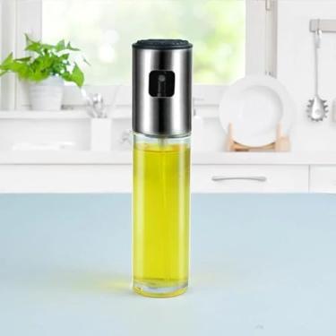 Imagem de Spray Borrifador para Óleo Azeite e Vinagre Uso Culinário Pulverizador Manual Reutilizável para Cozinha Saladas Air Fryer e Grelhados