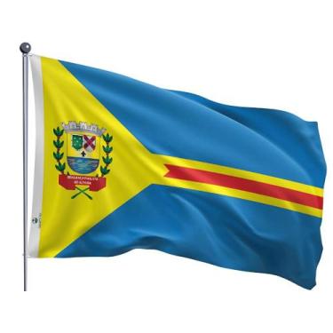 Imagem de Bandeira do Município de Bragança Paulista Uma Face Estampada Tamanho 