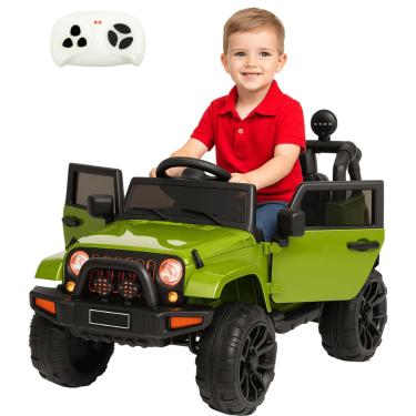 Imagem de Mini Carro Elétrico Jipe Importway Verde 12V com Controle Remoto