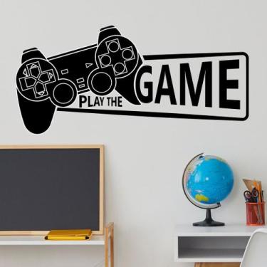 Imagem de Adesivos de parede Play the Game Cartoon Game Controller PVC 30x59cm -