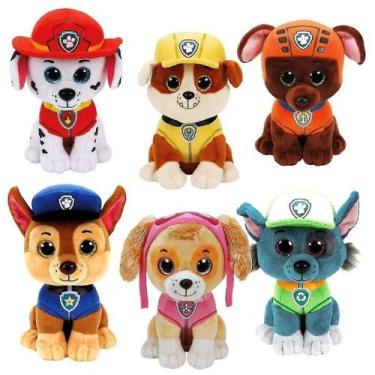 Imagem de Brinquedo de pelúcia Peas Booth Glubschi Paw Patrol 15 cm 6 unidades -