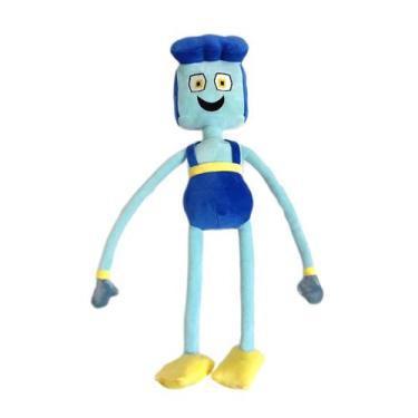 Imagem de Boneca de pelúcia Poppy Playtime Huggy Wuggy 48 cm azul - Gloome Store