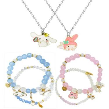 Imagem de Conjunto de presente Xaluon Cartoon rosa e azul, 6 peças para meninas 