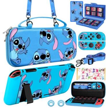 Imagem de Kit de Accesorios de Almacenamiento Xinocy para Nintendo Switch 9 en 1