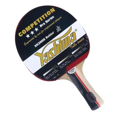 Imagem de Raquete de Tênis de Mesa Yashima ITTF Lisa XR3000 Competition Pro Series Preta-Unissex