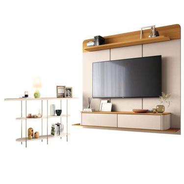 Imagem de Home Suspenso Galax Cinamomo Off White E Aparador Infinity Off White- Hb Móveis