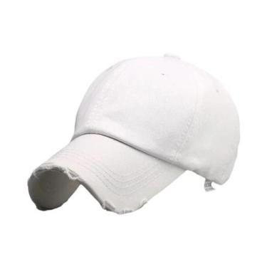 Imagem de Boné Snapback Unissex De Denim Japonês Lavado, Cor Sólida, Estilo Hip 