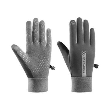 Imagem de Luvas Térmicas De Ciclismo Femininas Em Fleece Para Inverno, À Prova D