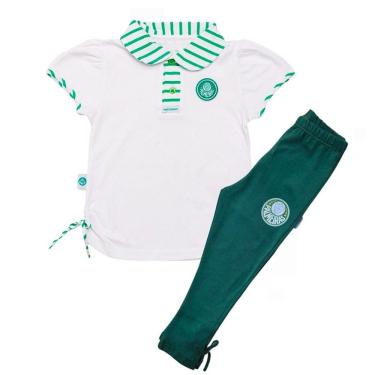 Imagem de Conjunto Infantil Palmeiras Feminino Camisa Polo e Calça