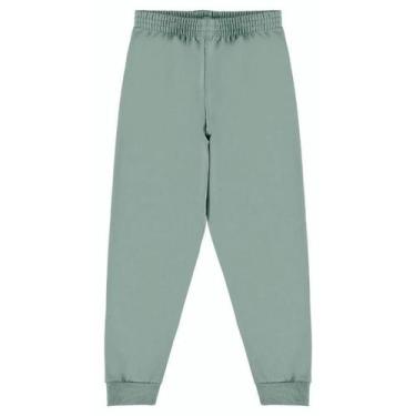 Imagem de Calça Moletom Infantil Unissex Malwee 12 ao 18 Ref. 0108790, Verde, 12