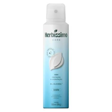 Imagem de Desodorante Aerossol Herbíssimo Care Sem Álcool Sensitive 150Ml  Dana