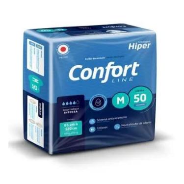 Imagem de Fralda Adulto Confort Line M 50 Unid