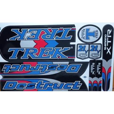 Imagem de Adesivos colante bikes trek destruct azul - Amazonas