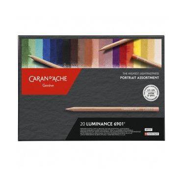 Imagem de Lápis de Cor Caran d'Ache Luminance Portrait 20 Cores - caran d ache