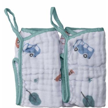 Imagem de Pano de boca c/prendedor de chupeta baby joy soft estampado 25cmx40cm 