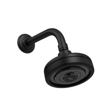 Imagem de Chuveiro deca parede autolimpante acqua plus black matte 1990.bl.std.m