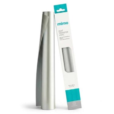 Imagem de Mimo Transfer Prata - 25 x 61 cm - 1 Unid - Ideal para Criar Estampas Personalizadas - Fixação Permanente - Lavável - Qualidade Profissional e Ótima Aderência