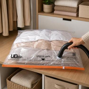 Imagem de Saco a Vácuo DELLO GG 80x100cm com Válvula para Armazenamento e Proteç