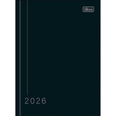 Imagem de Agenda 2.026 Pepper Costurada Tilibra, Preta