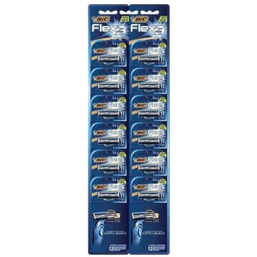 Imagem de Aparelho Bic Flex 3 Extra Suave - Embalagem com 12 Unidades
